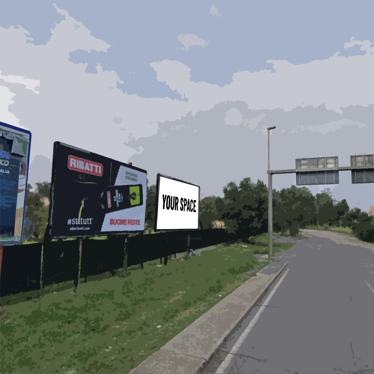 SPAZIO PUBBLICITARIO 600 x 300 Viale Magna Grecia (TARANTO) Dal 19/10/2026 al 02/11/2026 15 giorni